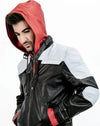Red Hood Leather Jacket