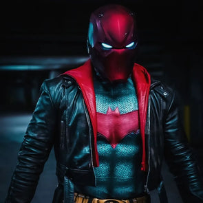Batman Arkham Night Red Hood Black Jacket