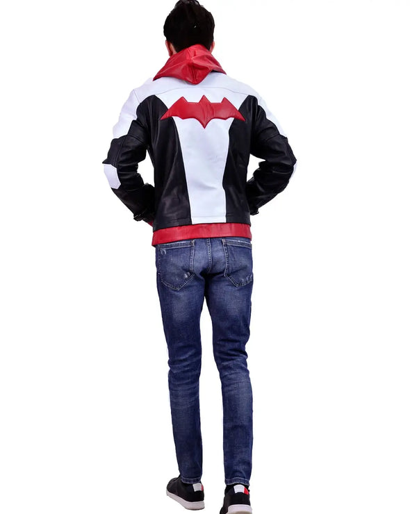 Red Hood Leather Jacket
