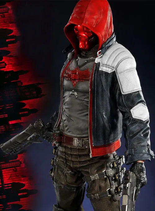Red Hood Leather Jacket