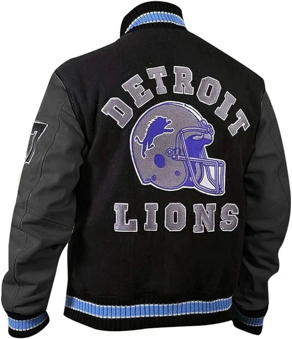 Eddie Brock Venom 2 Detroit Lions Varsity Jacket