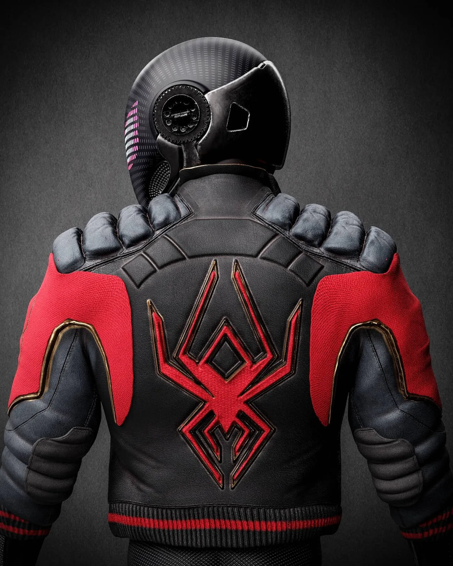 Spider Man Miles Morales Leather Jacket - Image 4