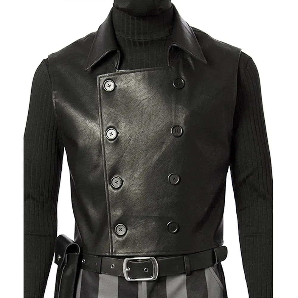 Spider-man Jayson Fitch Black Leather Vest - Image 2