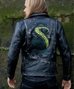 Tunnel Snakes Rule Leather Jacket
