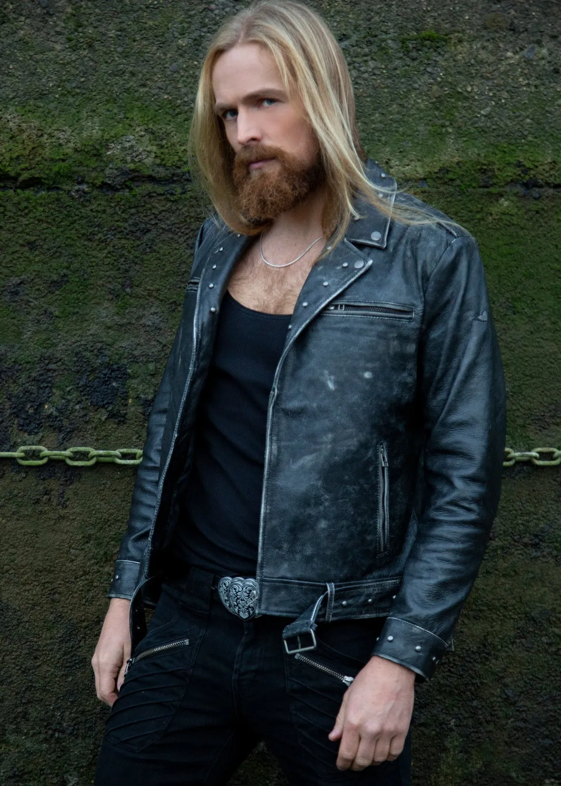 Tunnel Snakes Rule Leather Jacket - Image 2