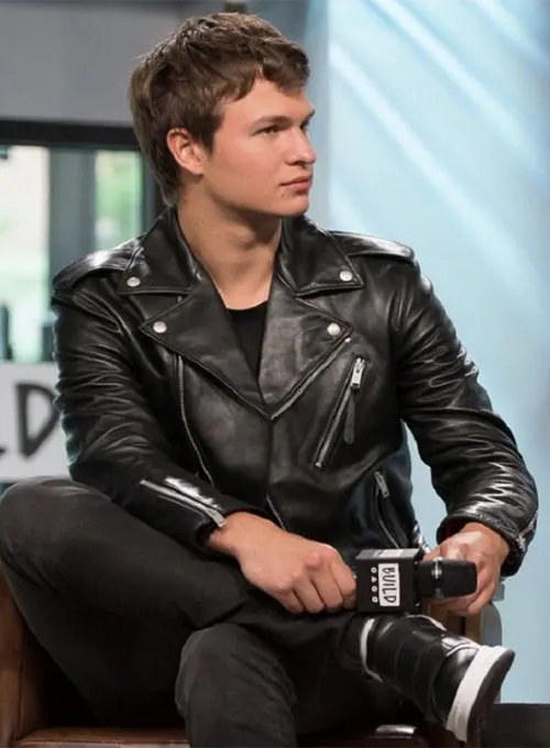 Ansel Elgort Leather Jacket - Image 6
