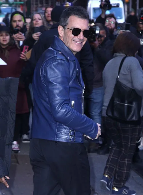 Antonio Banderas Leather Jacket - Image 6