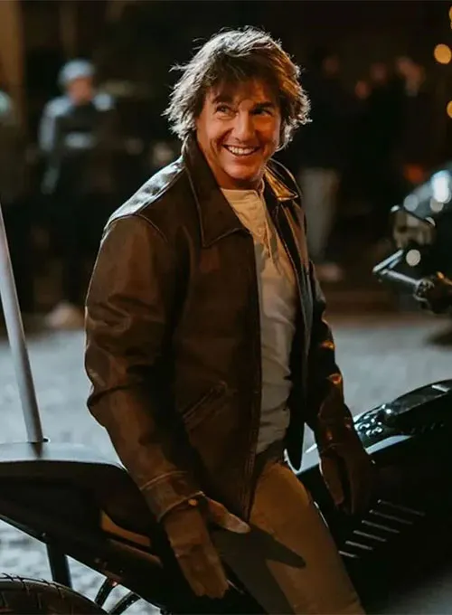 Tom Cruise Mission Impossible Final Reckoning Leather Jacket - Image 4
