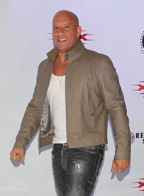 Vin Diesel Light Brown Leather Jacket - Image 7