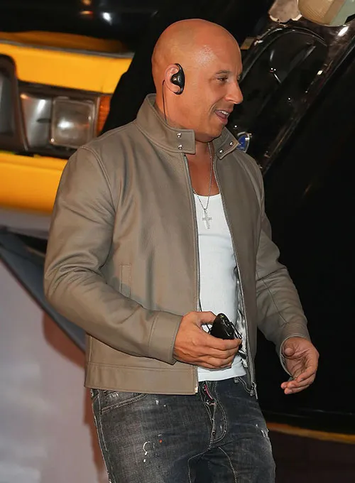 Vin Diesel Light Brown Leather Jacket - Image 8