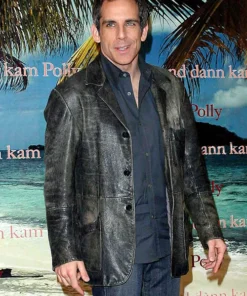 Ben Stiller Leather Blazer