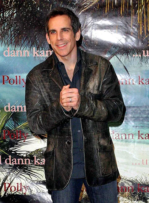 Ben Stiller Leather Blazer - Image 2