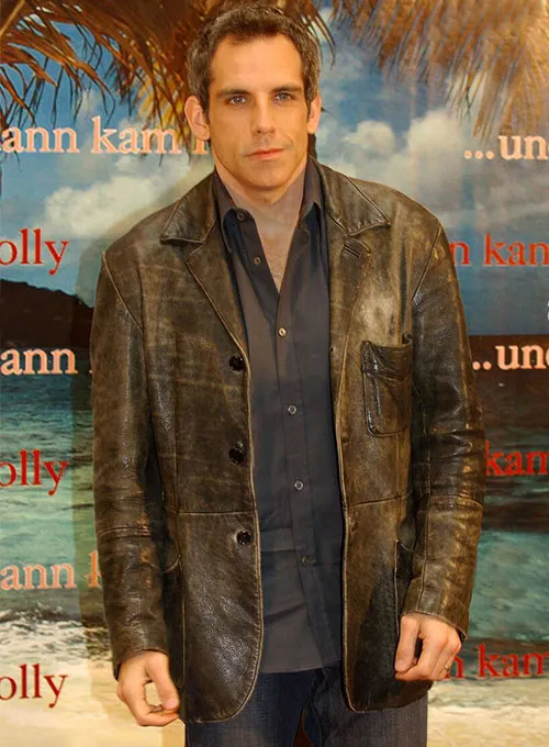 Ben Stiller Leather Blazer - Image 3