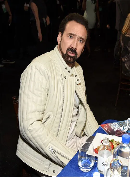 Nicolas Cage Leather Jacket - Image 7