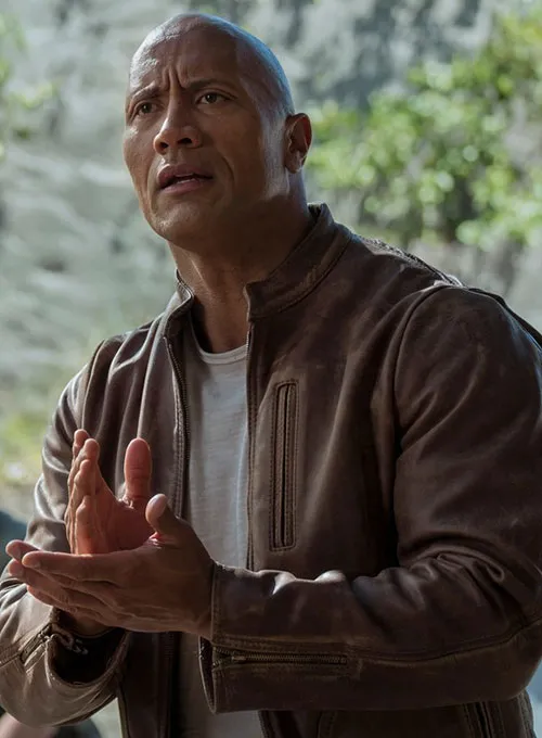 ?Rampage Dwayne Johnson Leather Jacket