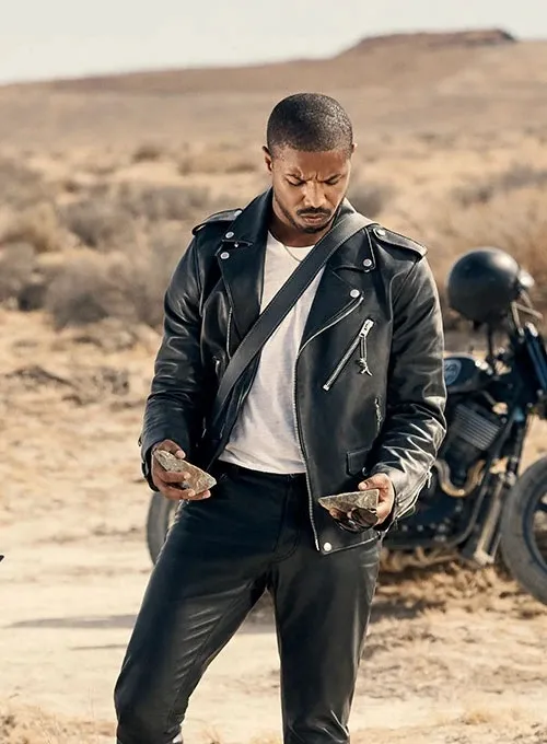 Michael B Jordan Leather Jacket - Image 7