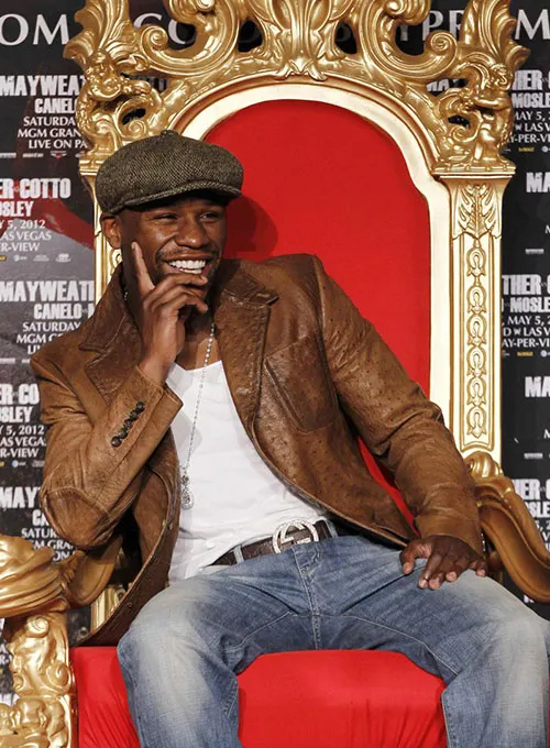 Floyd Mayweather Leather Blazer - Image 7