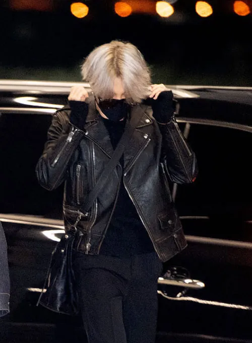 Jimin Leather Jacket - Image 7