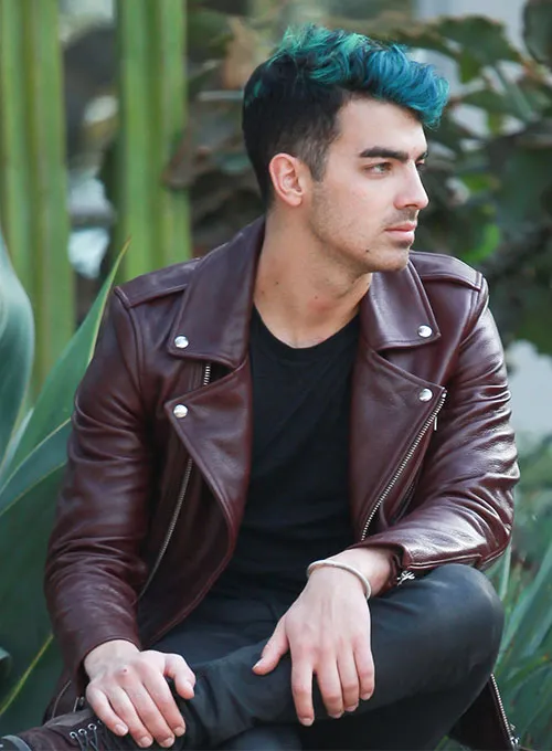 Joe Jonas Leather Jacket - Image 7