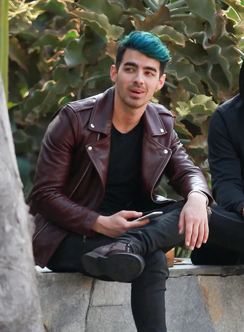 Joe Jonas Leather Jacket - Image 8