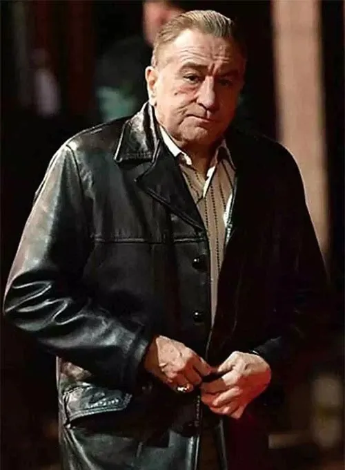 Robert de Niro The Irishman Leather Jacket - Image 4