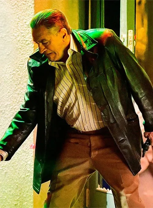 Robert de Niro The Irishman Leather Jacket - Image 5