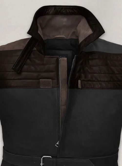 Watch Dogs 3 Legion Aiden Leather Trench Coat - Image 7